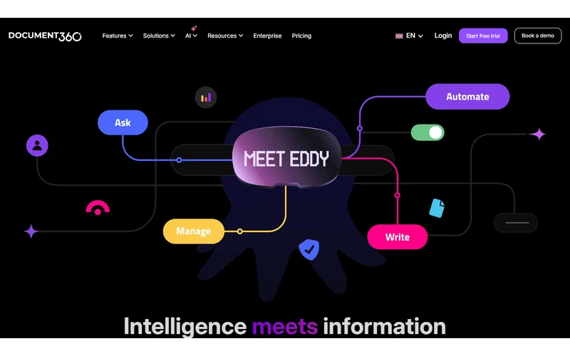 Document360 screenshot for best AI writing tools for technical writers